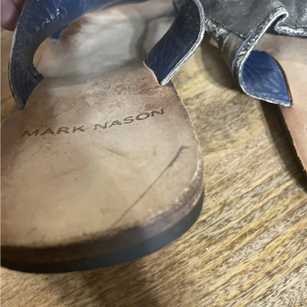 MARK NASON Sandals Size 9 Handmade In Italy Rare - Picture 10 of 11
